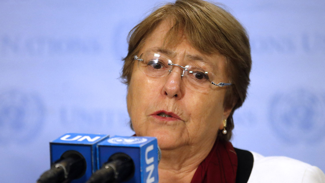 Bachelet elabora informe sobre situación de DD.HH. en Venezuela