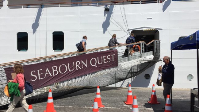 Crucero Seabourn Quest abrió la temporada de cruceros en Iquique