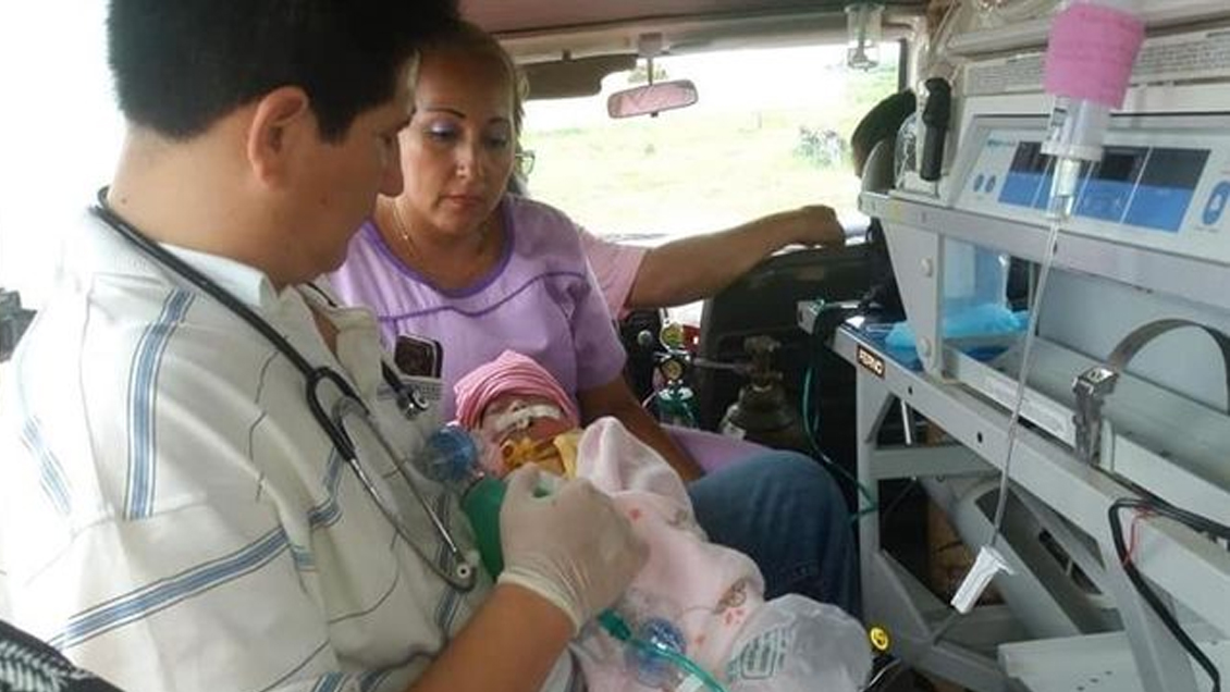 Una niña nació con el corazón fuera del tórax en Bolivia