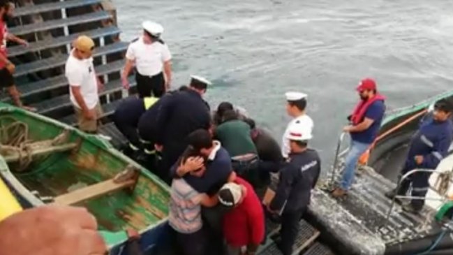 Buscan a persona que naufragó frente a Mejillones