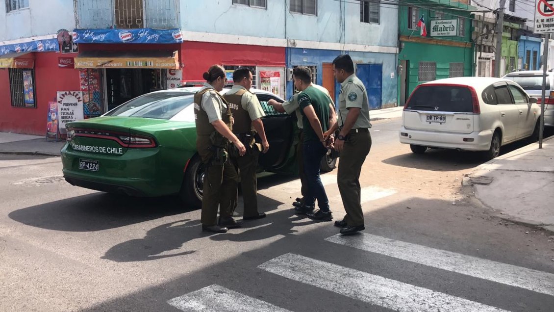 Señal de GPS permitió detención de sospechosos en Iquique