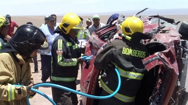 Accidente carretero en la Región de Tarapacá dejó una persona fallecida