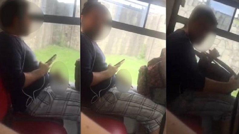 Depravado fue grabado y detenido en Argentina