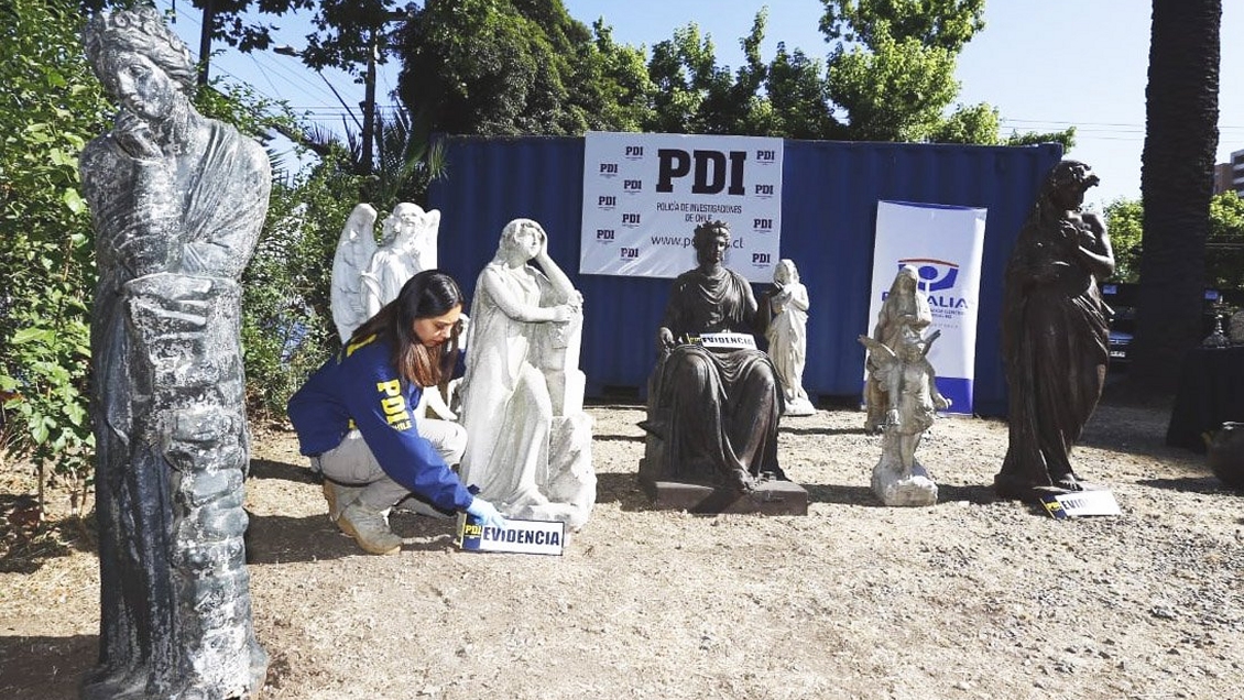 Fiscal de O'Higgins acusó falta de herramientas para sancionar robo de esculturas