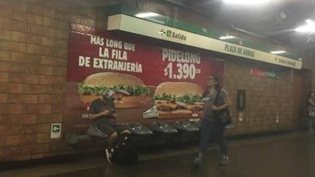 Sindicato de Metro repudió publicidad que alude a filas en Extranjería