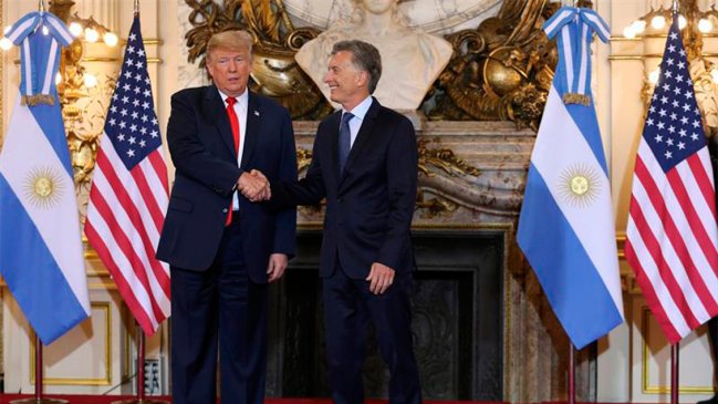 Macri agradece a Trump su 