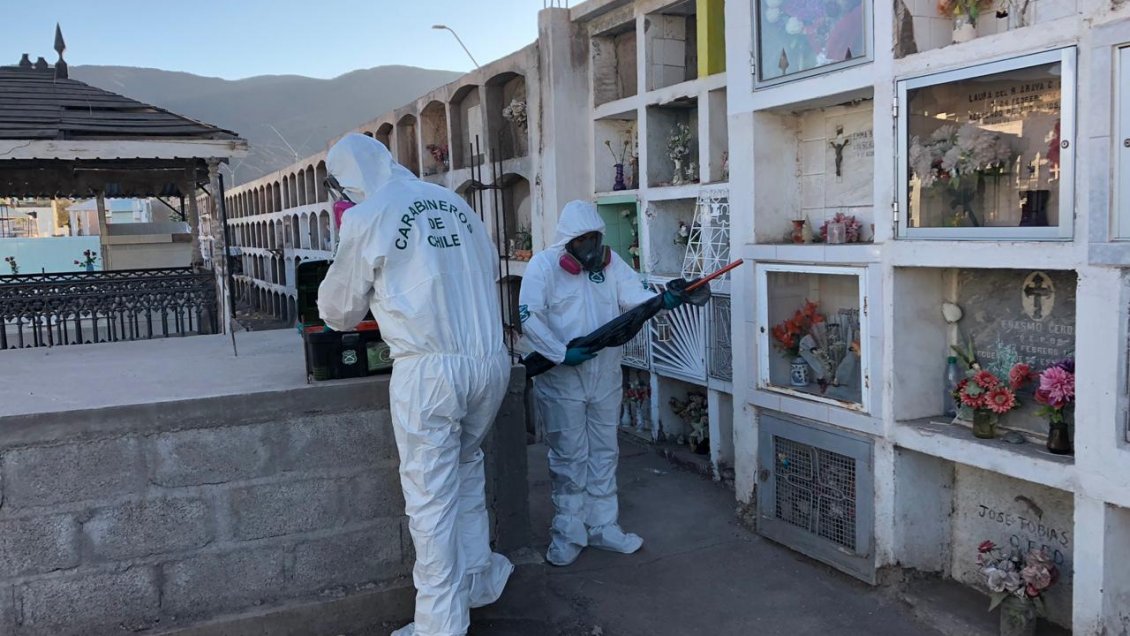 Carabineros indaga profanación de una tumba en el Cementerio de Taltal