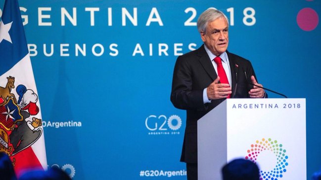 Piñera en el cierre del G20: 