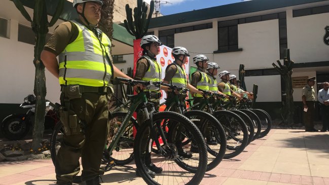 Municipalidad de Copiapó donó bicicletas para el patrullaje de Carabineros