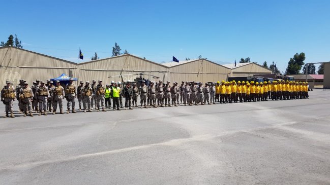 Efectivos del Ejército fueron capacitados para el combate de incendios forestales