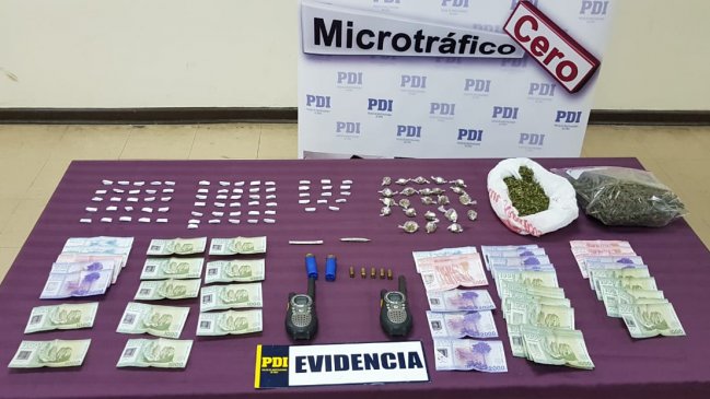 Detienen a cinco sujetos acusados de comercializar droga en San Vicente