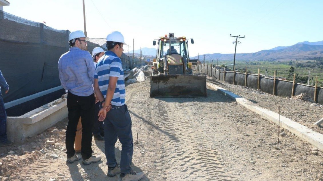 Constatan avance en obras que mejorarán la calidad de vida en Freirina