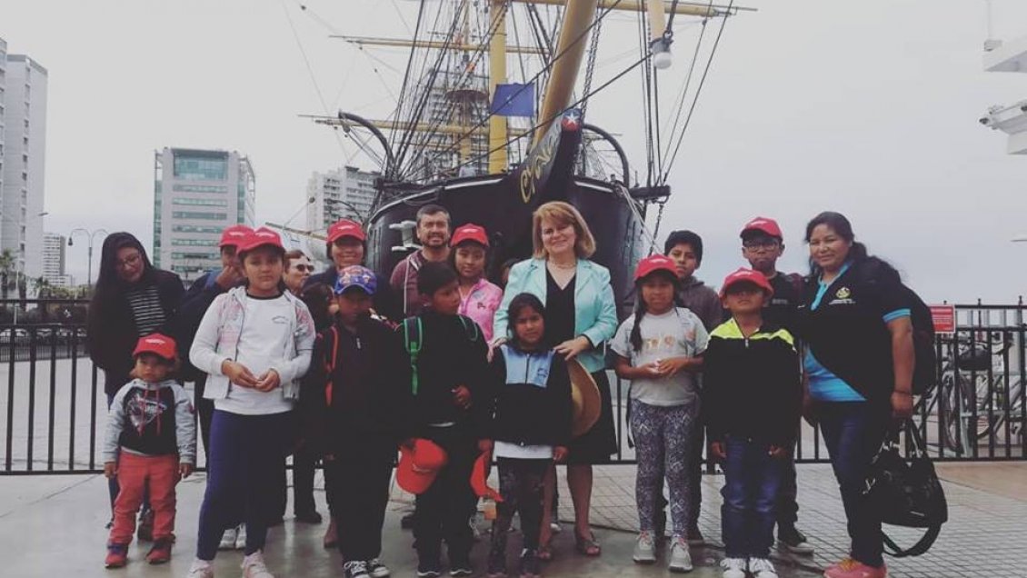 Estudiantes de Camiña conocieron patrimonio costero de Iquique