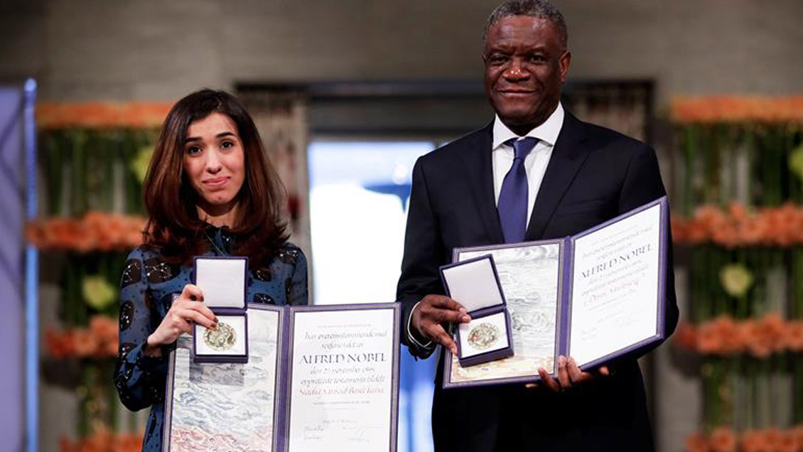 Los Nobel de la Paz claman contra la impunidad frente a la violencia sexual como arma de guerra