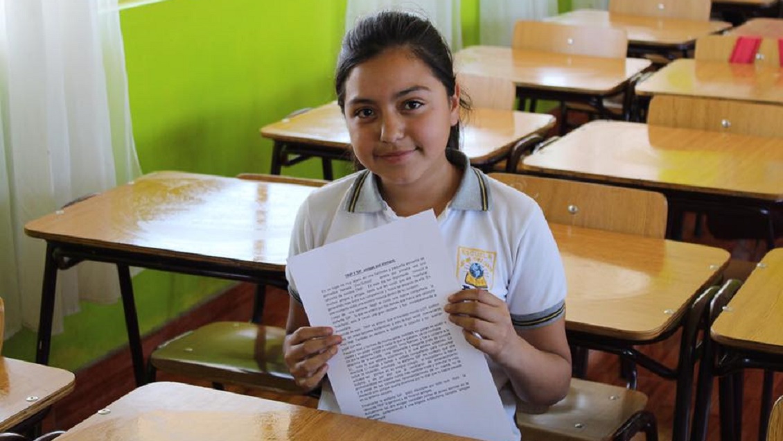 Niña que sufrió bullying por muerte de su papá escribió un cuento y ganó concurso nacional