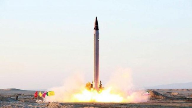 Irán confirmó reciente prueba de misil balístico