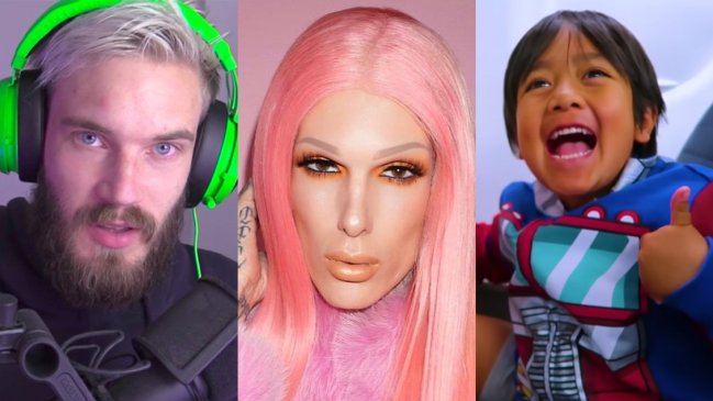 Forbes: Los youtubers que más dinero ganaron en 2018