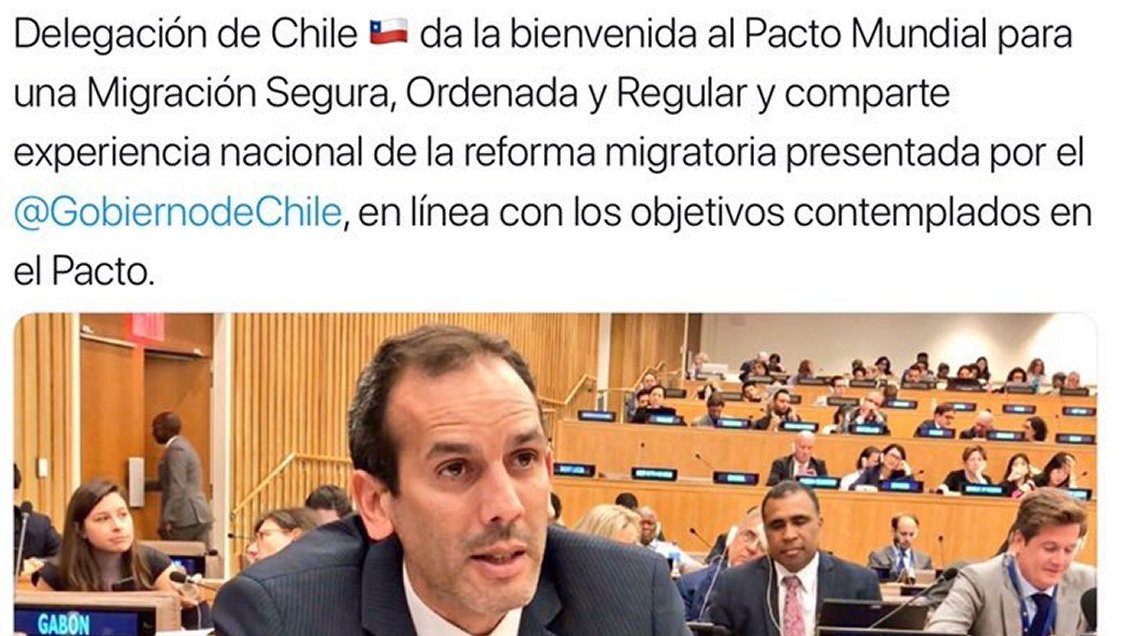 Migración: Desaparición de un tuit oficial despierta suspicacias