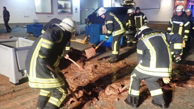 Derrame de chocolate provocó una emergencia en Alemania