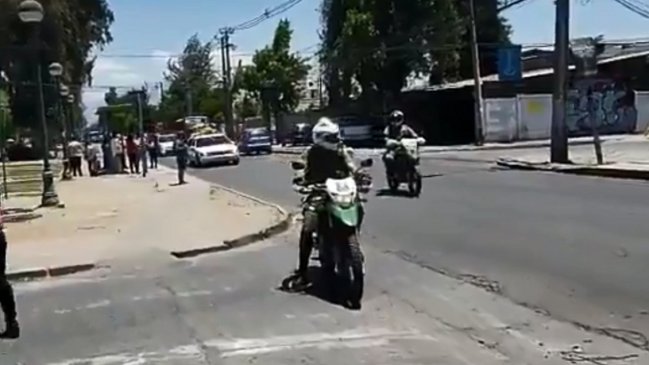 Con resguardo policial se desarrolla cortejo en población Parinacota de Quilicura