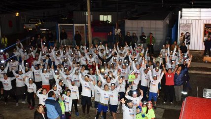   Masiva convocatoria tuvo la Primera Corrida Nocturna más Austral del Mundo 