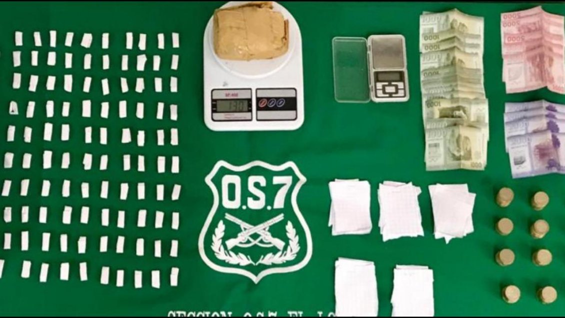 Detienen a hombre acusado de vender droga en las cercanías de un colegio en Calama