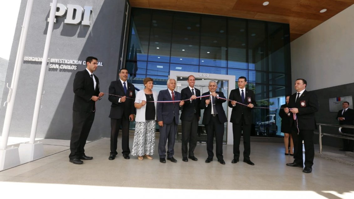 Inauguran edificio para la Brigada de Investigación Criminal de la PDI en San Carlos