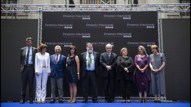 Presidente Piñera entregó Premios Nacionales 2018