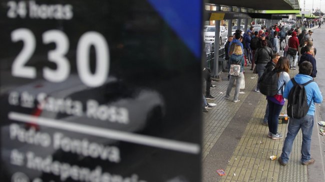 Asalto a bordo de Transantiago le cuesta seis años de cárcel a un delincuente