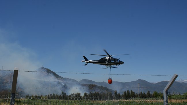 Cuatro aeronaves de Conaf combatirán incendios forestales en O'Higgins