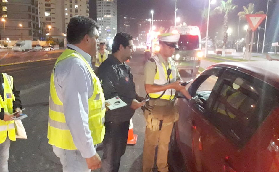 Intensificarán controles a conductores por fiestas de fin de año en Iquique