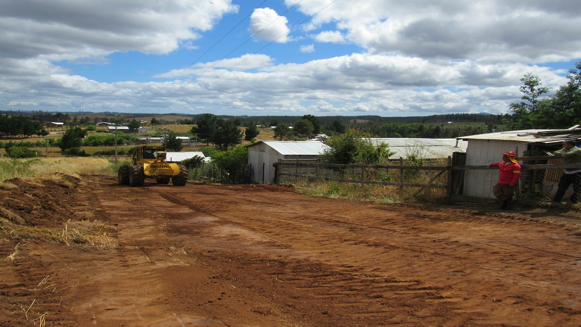 Biobío: Construyen tres kilómetros de cortafuegos en Florida