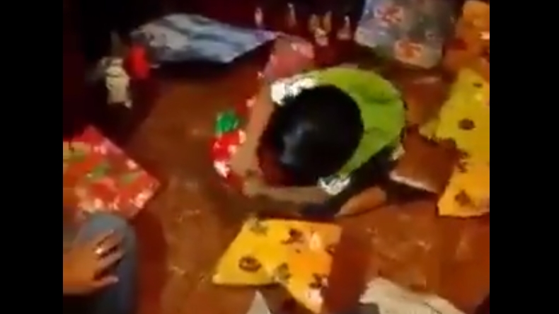Niño chileno se emocionó hasta los gritos cuando le regalaron una sandía