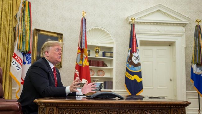 Viaje sorpresa: Trump pasó Navidad junto a las tropas de EEUU en Irak