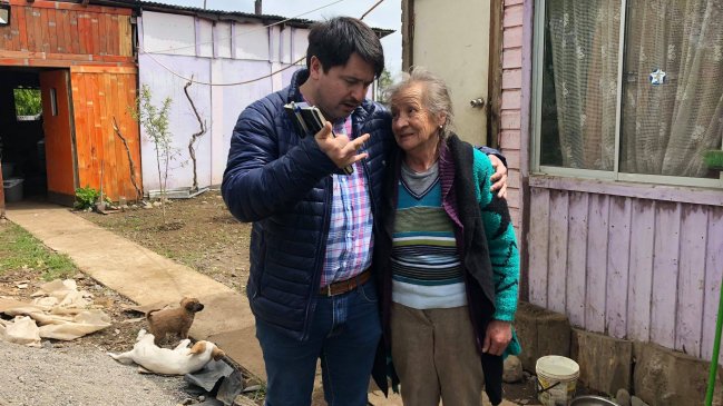 Brindan ayuda a anciana de Coihueco que conmovió a ministra Cecilia Pérez