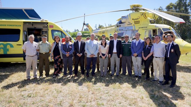 Lanzan programa de prevención contra incendios forestales en la Región de Ñuble