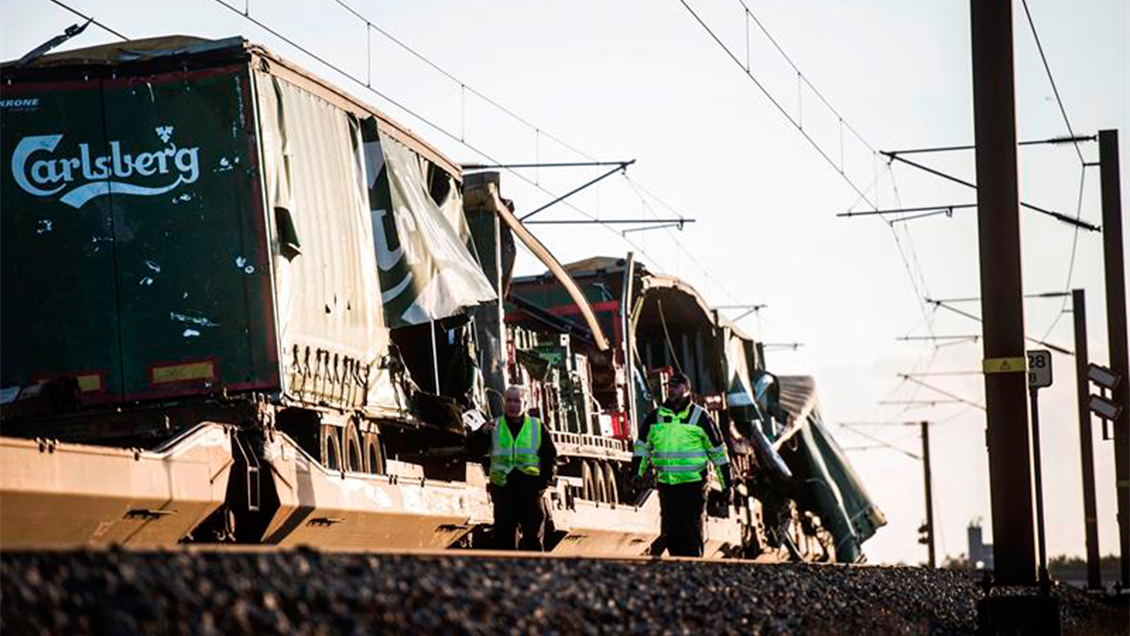 Temporal en Dinamarca causó mortal accidente ferroviario