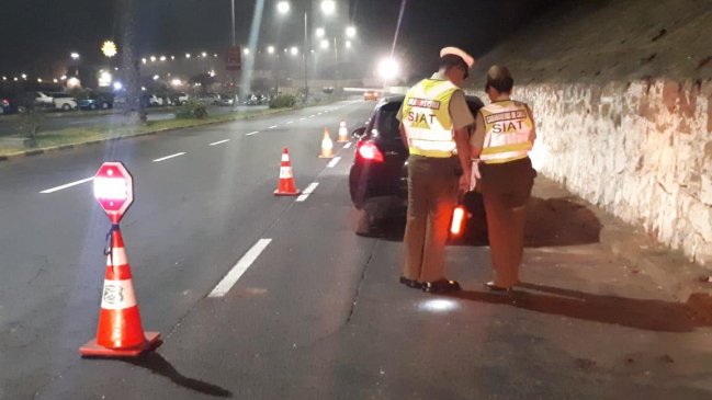 Arica: Balance de fin de año dejó 22 conductores en estado de ebriedad