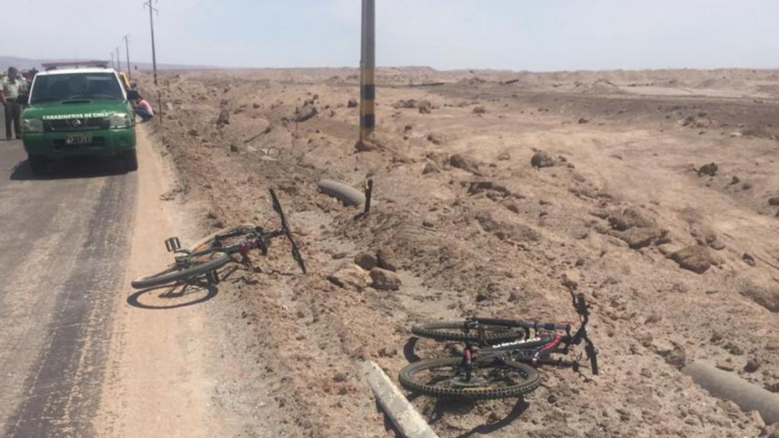 Región de Antofagasta: Ciclista murió impactada por un camión