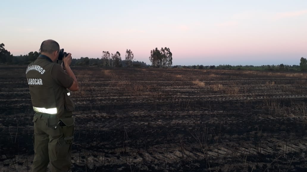 Detuvieron a presunto autor de incendio forestal de San Javier
