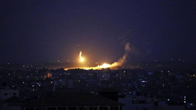 Israel bombardeó Gaza en respuesta a lanzamiento de proyectil