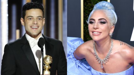   El noble y comentado gesto de Rami Malek con Lady Gaga en los Golden Globes 