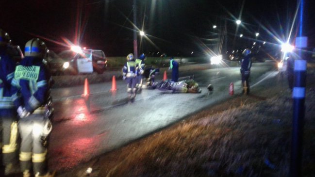 Mujer falleció en accidente de moto en San Pedro de la Paz