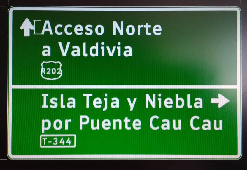 Instalarán señal para privilegiar uso del Puente Cau Cau