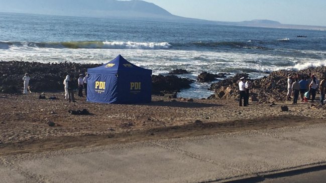 Investigan hallazgo de cuerpo en playa de Antofagasta