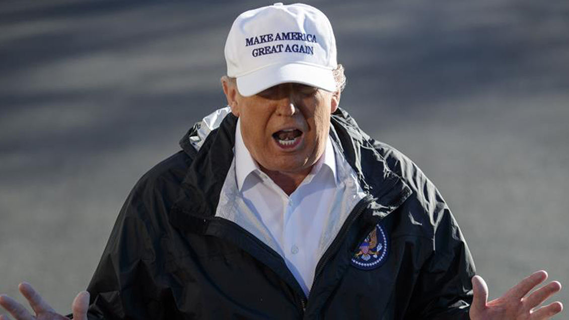 Trump visitó la frontera con México para recalcar la 