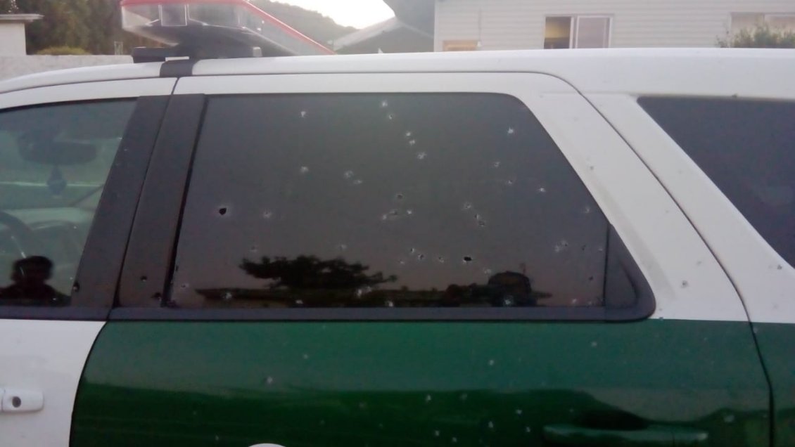 Vehículo policial fue emboscado en ruta que une Cañete y Tirúa