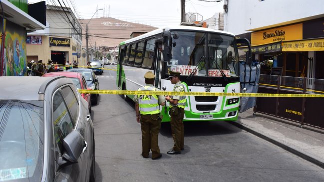 Mujer falleció tras ser atropellada por un microbus en pleno centro de Arica
