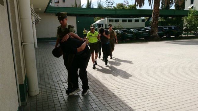 Persecución termina con once detenidos por robo de camiones del retail