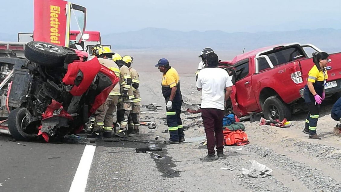 Colisión frontal dejó una persona fallecida en la Región de Tarapacá